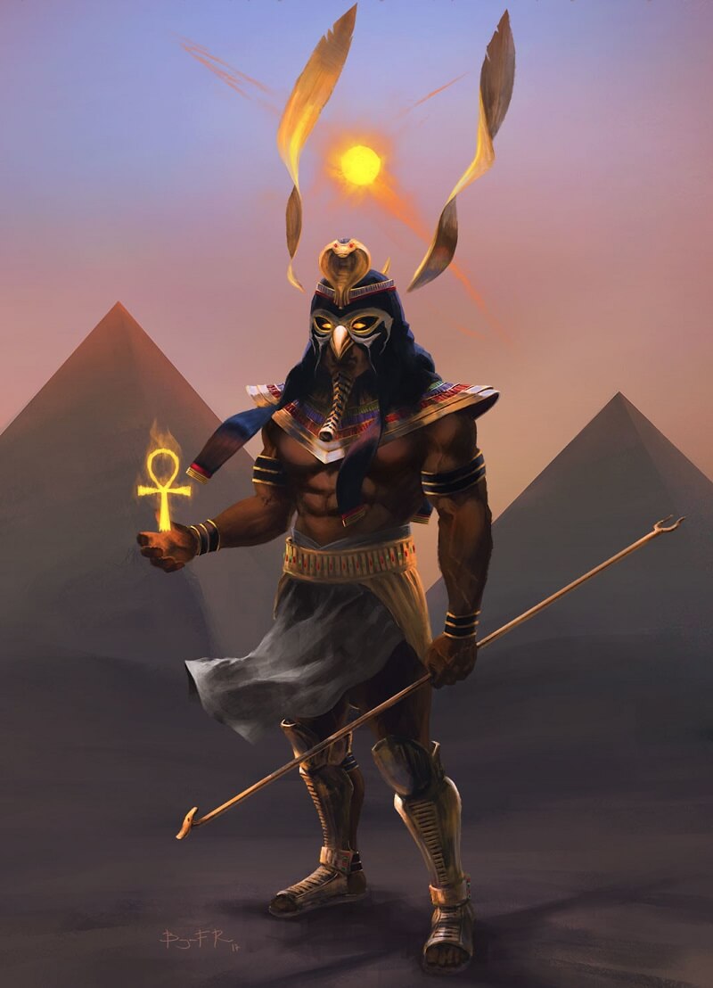 бог солнца древнего египта